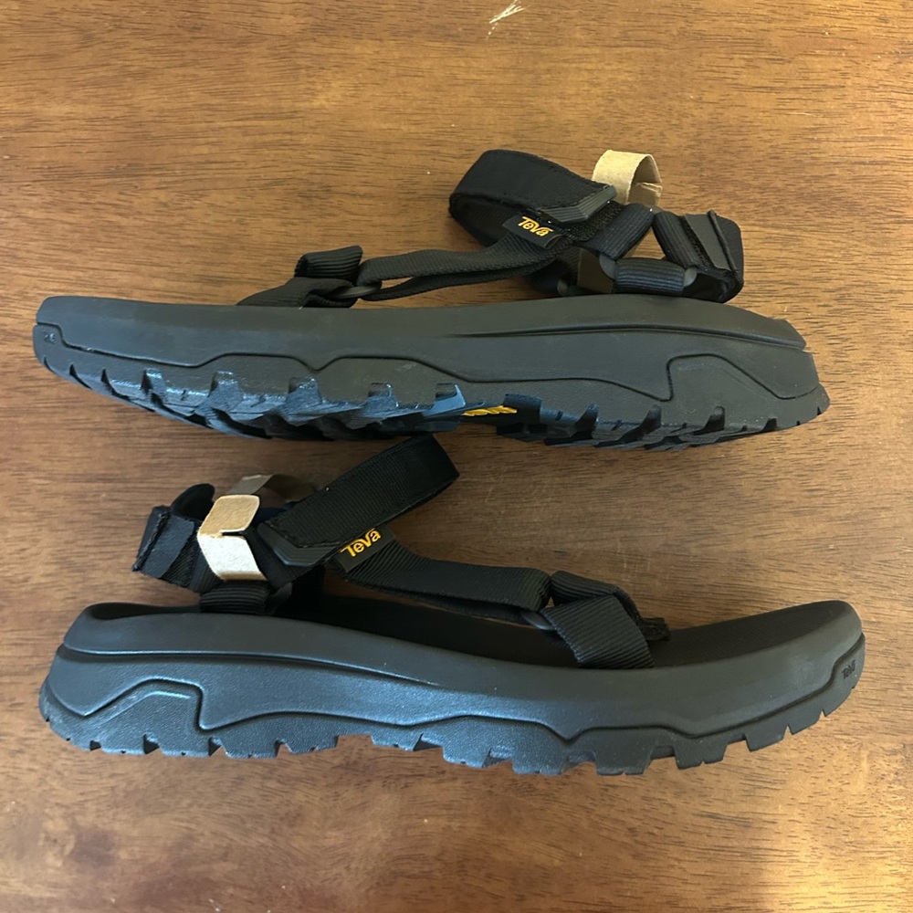 NEW Teva Womens Original Universal Black Sandals Women's Size 10 - Picture 2 of 5